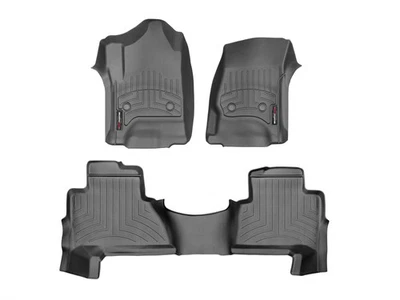 WeatherTech FloorLiner for 2015-2020 Cadillac Escalade - 1st & 2nd Row, Black - Image 1 of 4