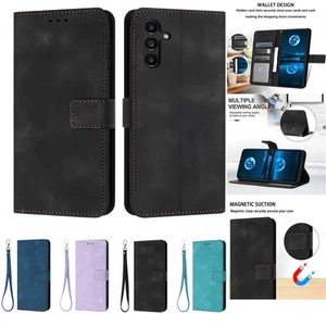 For Samsung A55 A35 A15 A25 A06 A54 A56 A34 Leather Card Wallet Case Flip Cover - Picture 1 of 16