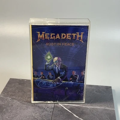 Megadeth - Rust In Peace Cassette Tape 1990 Thrash Metal Capitol C4-591935 Vtg - Image 1 of 4