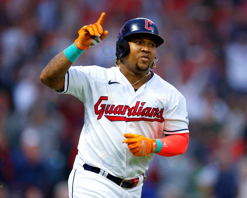 8x10 Photo JOSE RAMIREZ Cleveland Guardians Indians All-Star Home Run Derby - Image 1 of 1