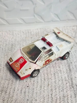 Transformers G1 RED ALERT Takara 1980-82 Fire Chief White Lamborghini Vintage - Image 1 of 4
