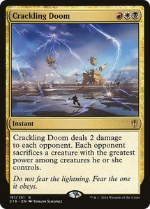 Crackling Doom #191 (MP) Commander 2016 C16 Magic MTG - Picture 1 of 1