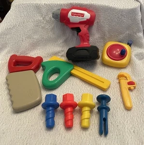 VTG Little Tikes & Unbranded Tools/FP Drill- Works See Photos - Picture 1 of 14