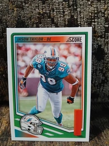 2025 Panini Score Football Jason Taylor #175 Miami Dolphins - Picture 1 of 2