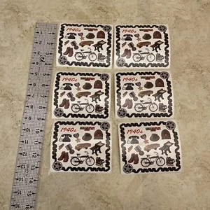 Francis Meyer inc stickers 1940s bicycle truck lot of 6 - Picture 1 of 5