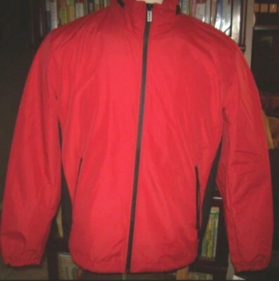 Новый Michael Kors Hamption куртка ветровка с дождя капюшон красный XLT XL высокий T - Изображение 1 из 4