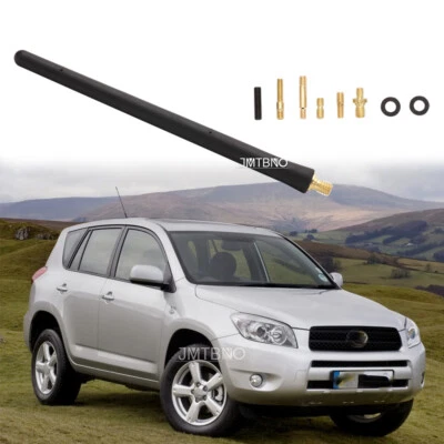 For Toyota RAV4 2006-2019 7" Black Short Car Antenna Mast Radio AM/FM Reception - Image 1 of 4