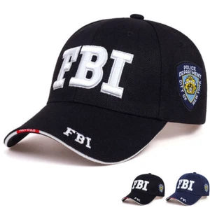Berretto da baseball uomo FBI ricamo tattico snapback cappello polizia camionista - Foto 1 di 14