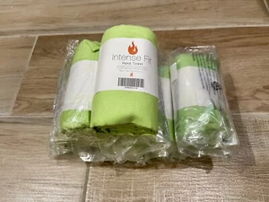 Green Microfiber Intense Fit Hand Towel Lot Of 9 - Picture 1 of 3