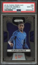 2018 Panini Prizm World Cup #85 Ousmane Dembele Cyrillic Text PSA 10 Gem Mint