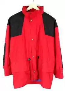 Fred Perry Gore-Tex Jacke Damen Klein Versteckte Kapuze Bund Übergröße Gefüttert - Bild 1 von 12
