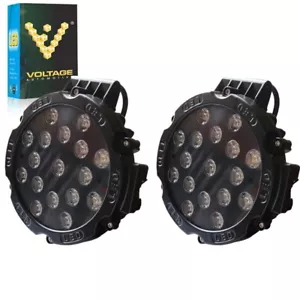 LED Work Light 6" 51W Round Spot Light Slim Fit for Off-road Driving Light, 2pcs - Bild 1 von 4