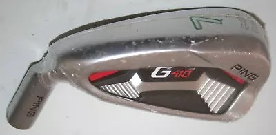 Ping G410 7 iron HEAD ONLY DEMO / CART CLUB LEFT HANDED GREEN LIE - Image 1 of 2