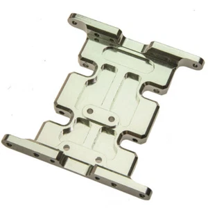 Alloy Center Skid Transmission Plate For Axial SCX10 1/10 RC Crawler Silver - Bild 1 von 2