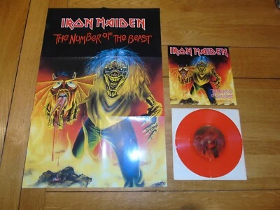 IRON MAIDEN - The Number Of The Beast - 2005 UK 7" single including POSTER   - Image 1 of 4