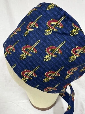 Men/Women Surgical Scrub Cap Lined Cleveland 100% Cotton - Image 1 of 3