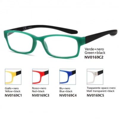 OCCHIALI DA LETTURA Graduati uomo donna custodia con aste girocollo Autoleggenti - Immagine 1 di 2