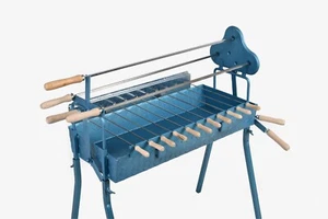 Greek Cypriot Charcoal Barbecue BBQ Grill Foukou with Lifting Lever Model B - Picture 1 of 8