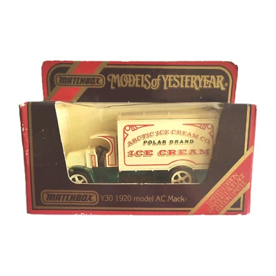 Matchbox Models of Yesteryear 1920 Mack AC Truck Arctic Ice Cream Co Diecast NIB - Image 1 of 4