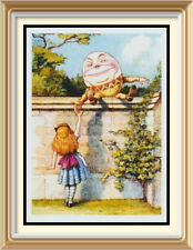 Child Nursery Wall Decor Art Print Alice Adventures in Wonderland Humpty Dumpty 