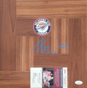 Shai Gilgeous-Alexander Signed Floorboard w/ JSA COA OKC Oklahoma City Thunder 2 - Picture 1 of 2