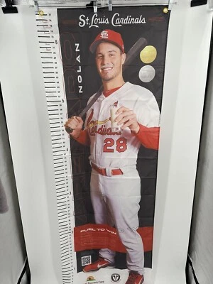 St. Louis Cardinals  Nolan Arenado Growth Chart Flag Missouri Farmers care 73x26 - Image 1 of 4
