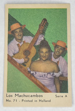 1964 DUTCH GUM Serie A (Printed in Holland) #71 Los Machucambos (C)