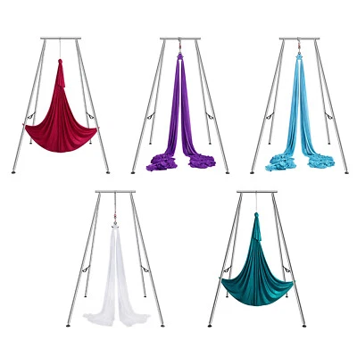 Yoga Swing Stand Hammock Aerial Silk Kit 551 lbs Load Yoga Frame 10 FT - Image 1 of 2