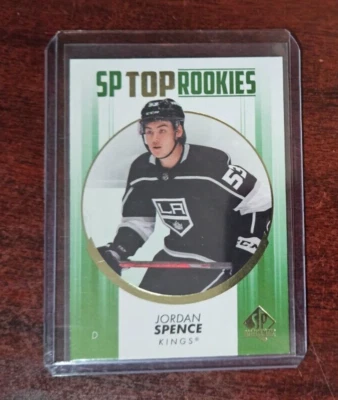 2022-23 Upper Deck SP Authentic Top Rookies Green Jordan Spence RC #TR-18 Los - Image 1 of 2