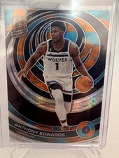 Anthony Edwards 2022-23 Panini Spectra 34/49 Hyper Celestial Prizm Timberwolves