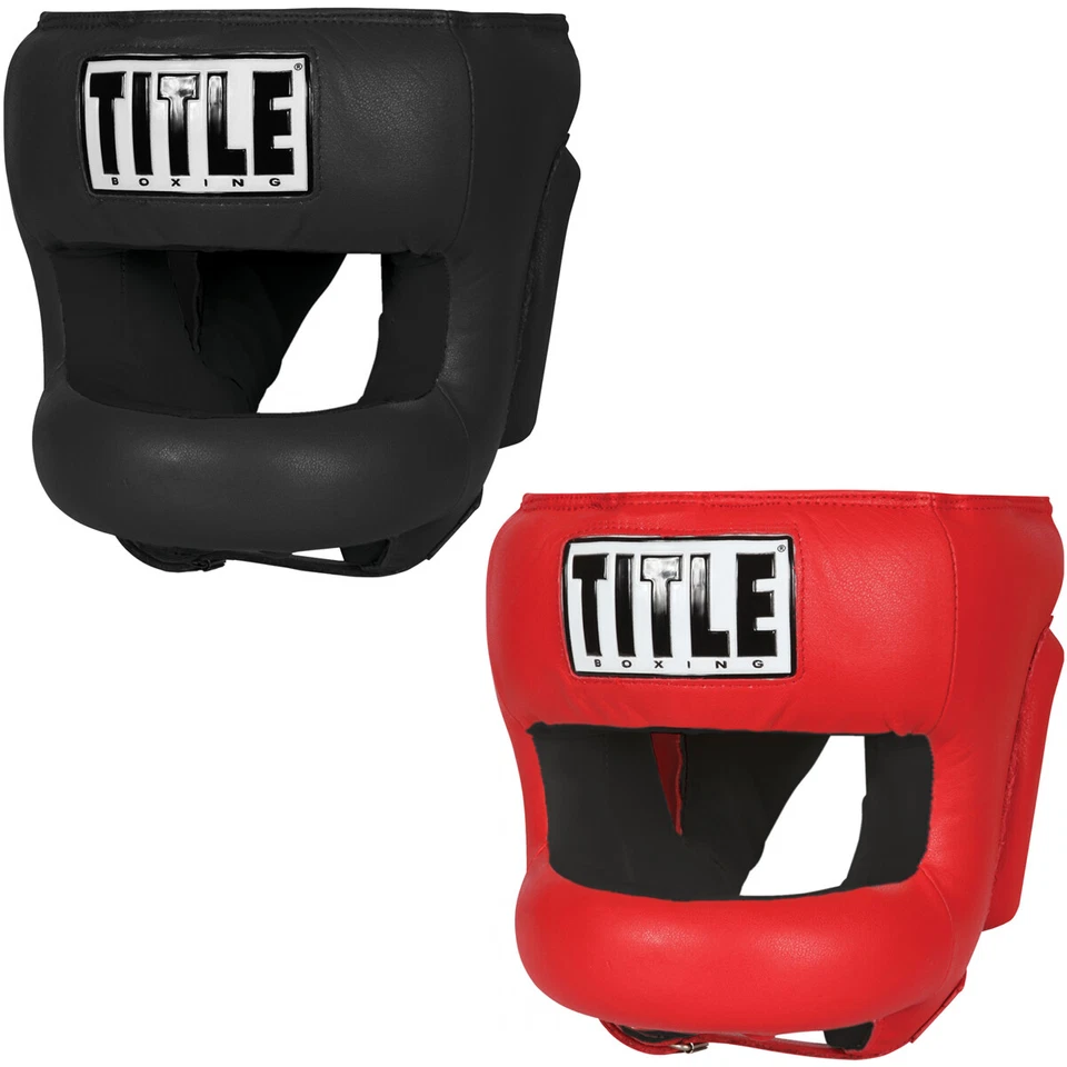 Title Boxing Face Protector Training Headgear - Image 1 of 1