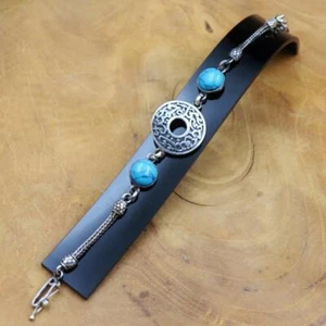 Vintage Egyptian Silver Love Bracelet Arabic Calligraphy "YOU ARE BEAUTIFUL" - Picture 1 of 7