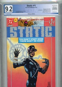 Estática #1 (DC 1993) | 9,2 casi nueva - | Ultra rara - EDICIÓN PLATINO | 1ª estática - Imagen 1 de 6