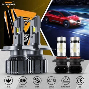 For Toyota Tacoma 2005-11 AUXBEAM Canbus LED Headlights High Low Fog Light White - Picture 1 of 12