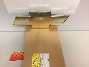 2003-2006 TAHOE AVALANCHE GOLD BOWTIE GRILLE EMBLEM FOR CHROME GRILL  12335700
