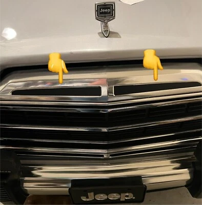 Grand Wagoneer 1986 - 1991 格栅眉层压贴花一对适用于吉普 — 第 1/4 张图片