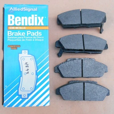 Nueva pastilla de freno semimetálica BENDIX MKD496 1990-1993 HONDA ACCORD HECHA EN EE. UU. Foto 1 de 4
