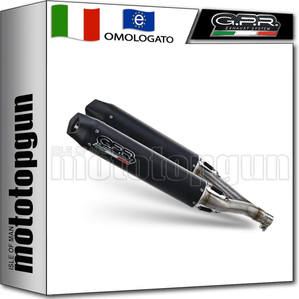 scarico omologato nero gpr furore per aprilia pegaso strada 650 2005 05 2006 06 - Immagine 1 di 3