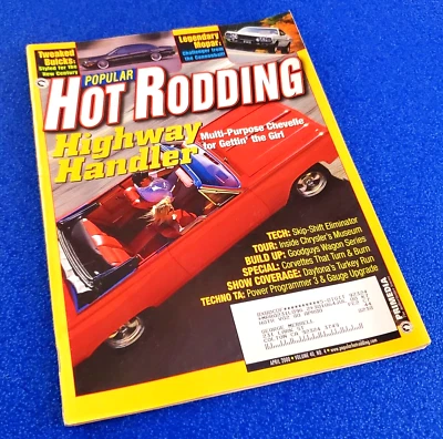 POPULAR HOT RODDING: HIGHWAY HANDLER MULTI-PURPOSE CHEVELLE APRIL 2000 MAGAZINE - Image 1 of 4