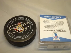 Disco de Hockey Beckett Oficial Bobby Ryan Firmado por los Senadores de Ottawa Certificado de Autenticidad 1A - Imagen 1 de 3