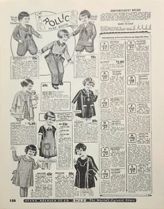 1927 Sears Roebuck Catalogue Rollic Play Suits Ad - Picture 1 of 1