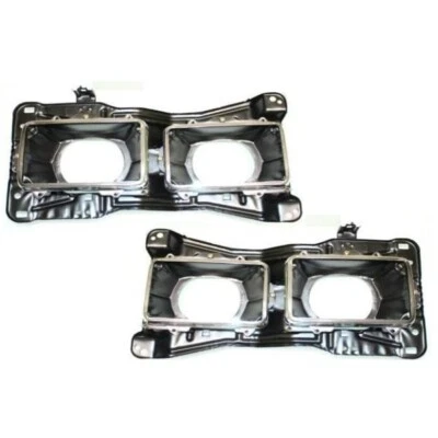 Land Cruiser 60 61 62  HEADLIGHT BRACKET SET HJ61V HJ60V FJ62G FJ62V Light frame Foto 1 de 2