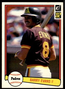 1982 Donruss Barry Evans San Diego Padres #271