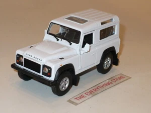 WELLY LAND ROVER DEFENDER GRACE WHITE 4.25 INCHES LONG FREE SHIP - Picture 1 of 4