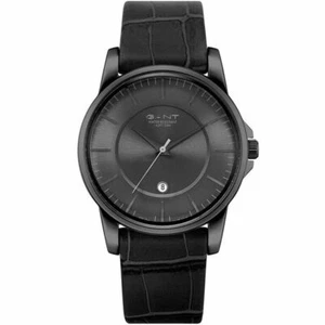 Gant GTAD00401699I Warren black Leather Men's Watch NEW - Picture 1 of 1