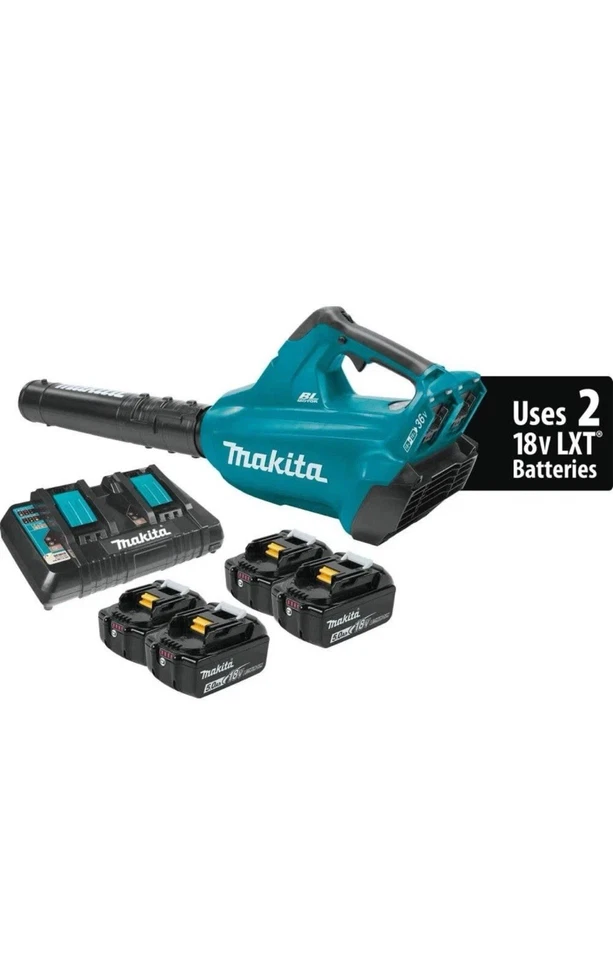 Kit de soplador inalámbrico sin escobillas Makita 18V X2 (36V) Lxt de iones de litio con 4 Foto 1 de 1