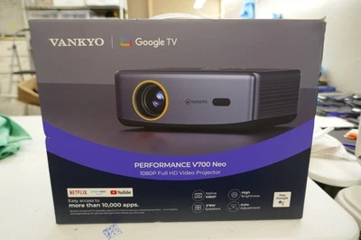 VANKYO V700 Neo 1080p Google TV Streaming Projector Open Box - Never Used - Image 1 of 2
