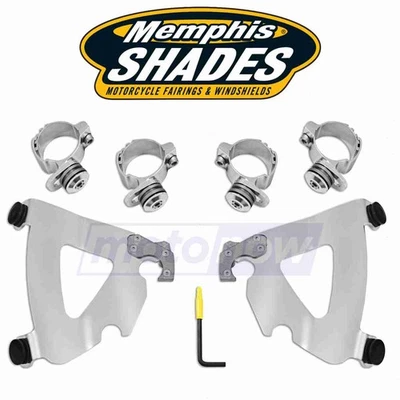 Memphis Shades Trigger Lock Mount Kit for Road Warrior Fairing for 1993-2005 nb Foto 1 de 4