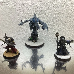 Warhammer 40k Genestealer Cults Broodcoven 3x models painted MS61234 - Picture 1 of 6