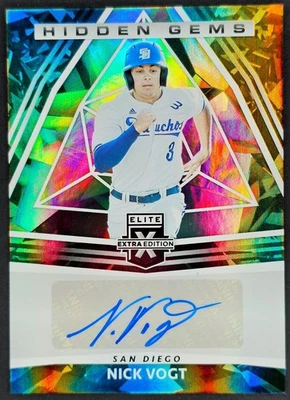 🔥2022 Panini Elite Extra Edition Nick Vogt Hidden Gems Auto #HG-NV🔥 - Image 1 of 2
